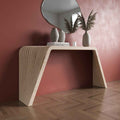 Parametric Side Table – Sculptural Wooden Entryway Table for Living Room | Furely