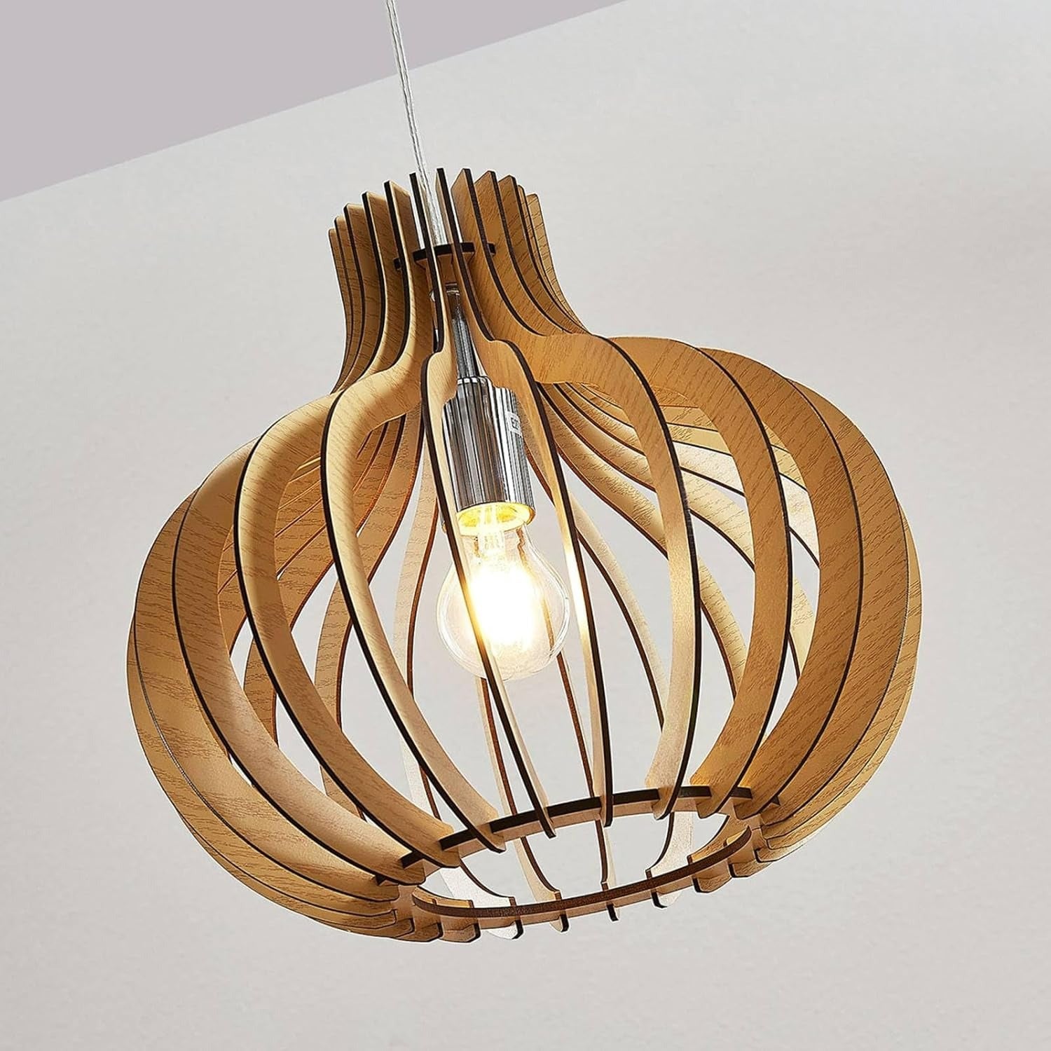 Wooden Chandelier , Modern Dining Pendant Light – Furely