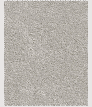 Light grey textured upholstery fabric for ottoman